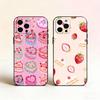 INS Cream Strawberry Cake Cartoon Cute Phone Case Silicone Soft For IPhone 17 16 15 14 13 12 11 X XR Plus Pro Max Plus