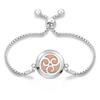 Women's Openable Titanium Steel Essential Oil Diffuser Bracelet