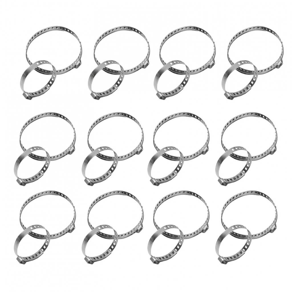 24pcs CV Boot Clamp 8mm Width Adjustable Axle Clip Drive Shaft