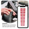 24 Pieces Square-shaped Solid Coffin False Nails Medium Length DIY Exquisite Novel Colour-fast Nail for Manicure Salons
