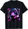 Vaporwave Anime Japanese Aesthetic Anime Otaku T-Shirt
