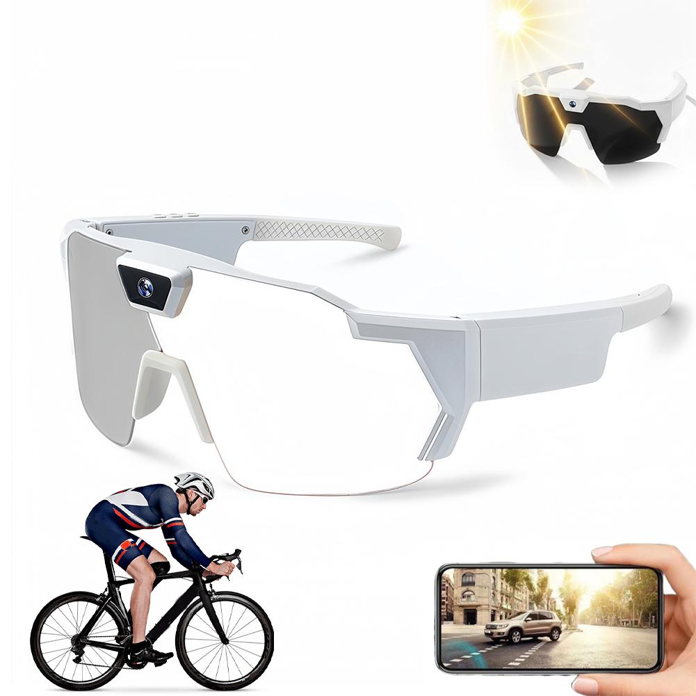 NOWE Okulary Wideo HD Kamera Akcji Okulary Przeciwsłoneczne Okulary Smart Okulary Sportowe Zewnętrzne Rower Motocykl Rejestrator Kierowcy Walk Cam
