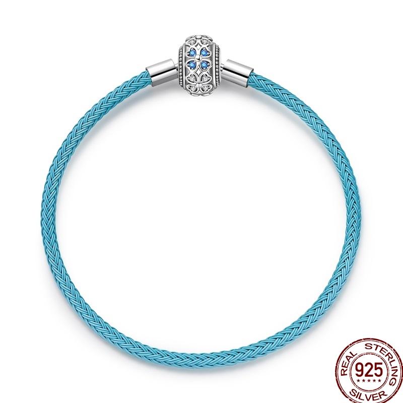 925 Sterling Silver 17-20CM Original Bracelets Heart Moon Sun Clasp Bead Charm Bracelet Fit DIY Charms Beads for Women Jewelrys