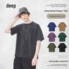 Vintage Heavyweight 230G Drop Shoulder Washed Crew Neck T-shirt