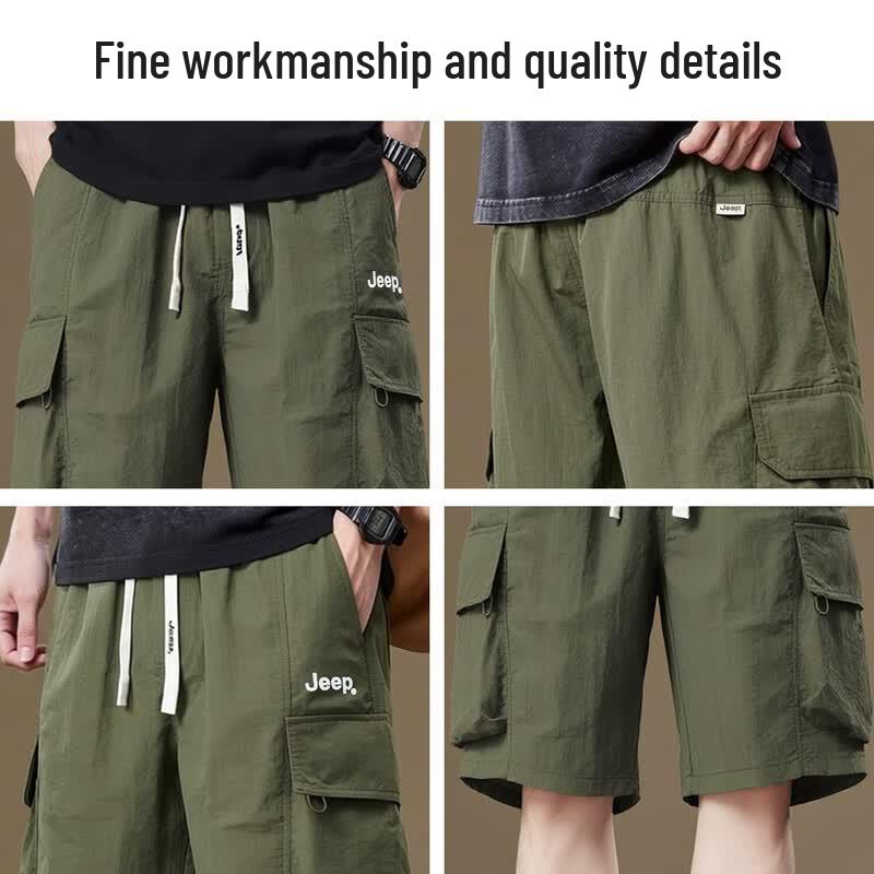 JEEP Men's Ice Silk Cargo Shorts