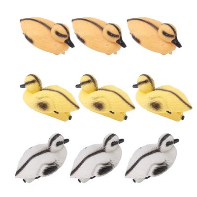 Duckling Decoy Plastic Fish Pond Ornament Floating Duck High Simulation Water Decoration Super Cute for Swimming Pool