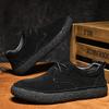 Retro Matte Leather Men Shoes Star Designed Outdoor Casual Shoe Comfortable Breathable Driving Shoes Classic Durable Oxford Shoe