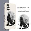 Moon Lone Wolf Phone Case For Xiaomi Redmi Note 15 Pro Plus 4G 5G Silicone Cover