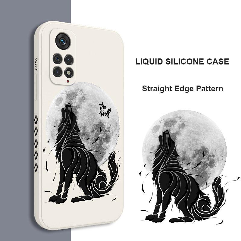 Moon Lone Wolf Phone Case For Xiaomi Redmi Note 15 Pro Plus 4G 5G Silicone Cover