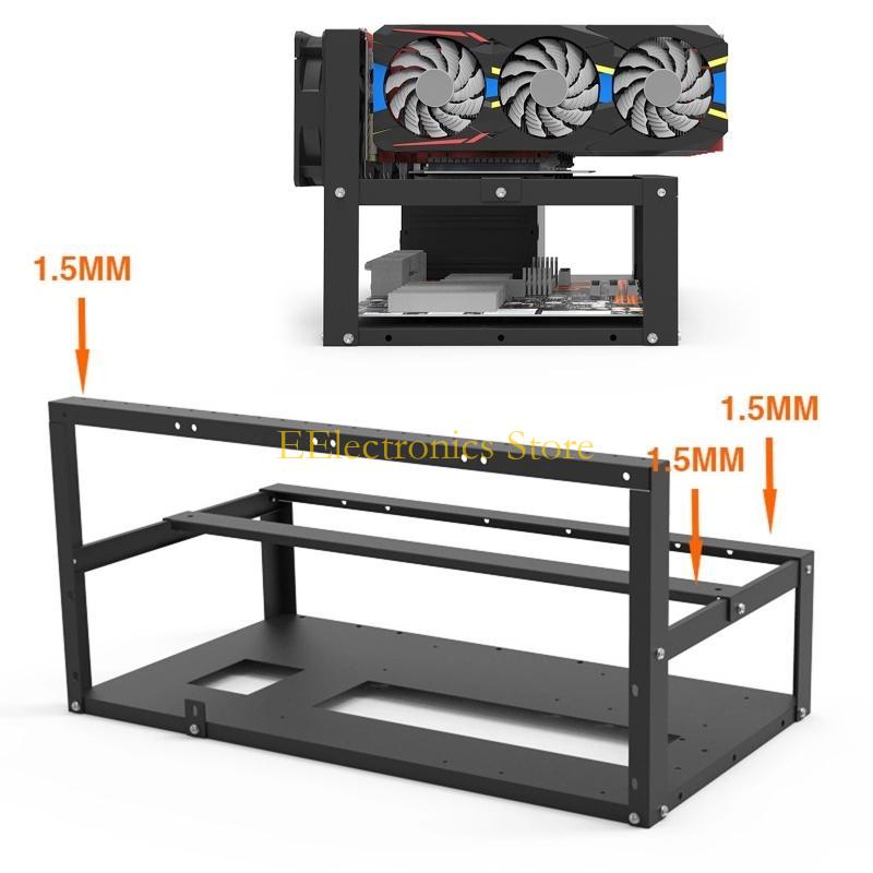 B03C Desktop PC Graphics Card Support Rack Computer Motherboard Open Mining Rig Frame