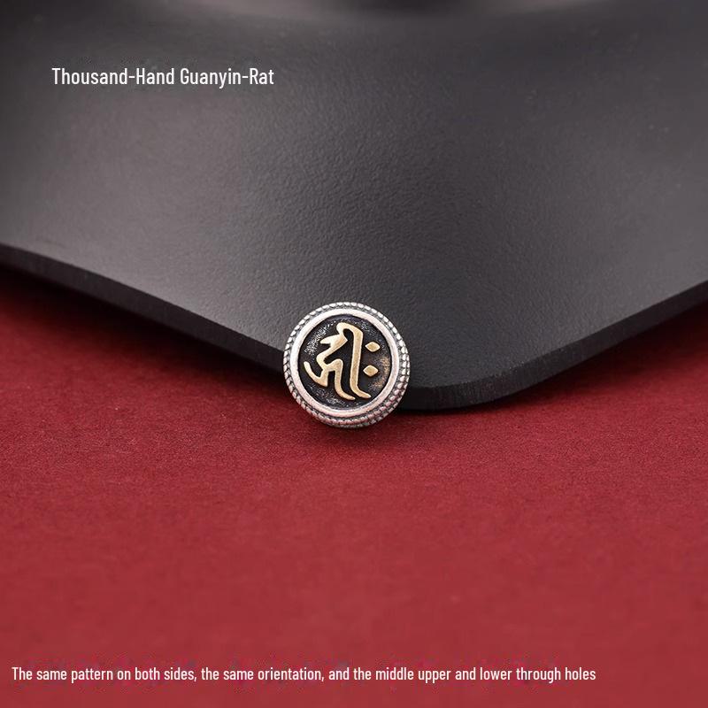 

Невыцветающий браслет Seiko Zodiac: Год Дракона, Змеи, Лошади с санскритской мантрой Будды