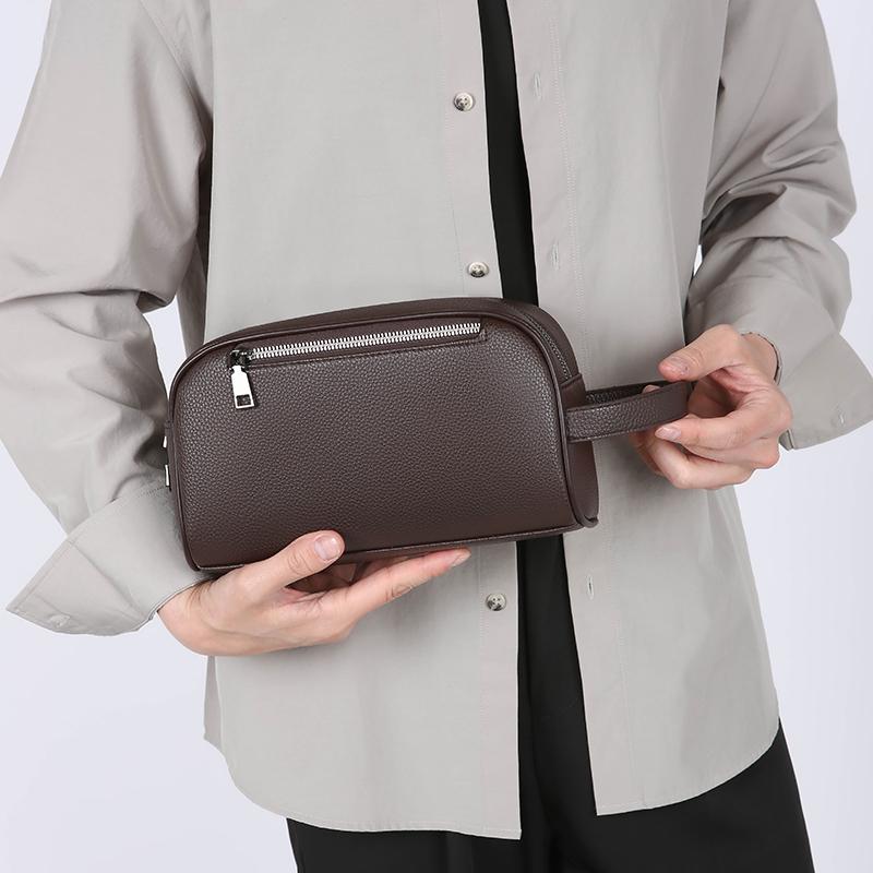 New Men's Handbag with Password Lock, Stylish Large Capacity Casual Multi Pocket Clutches for Men Wallet