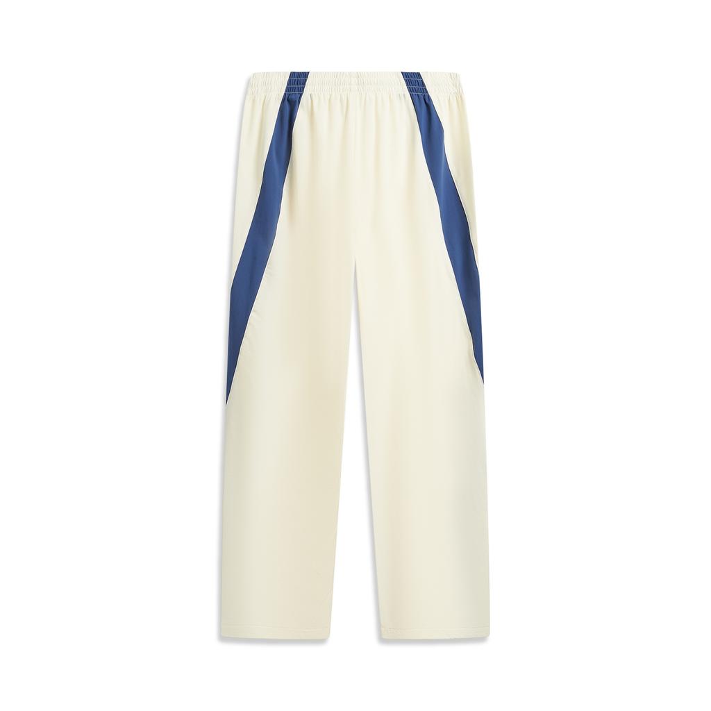 Li Ning DNA Series Winter Sports Inspiration Limited Casual Fashion Retro Color Block Logo Comfortable Quick-Dry Cool Straight-Leg Pants AYKW819-2