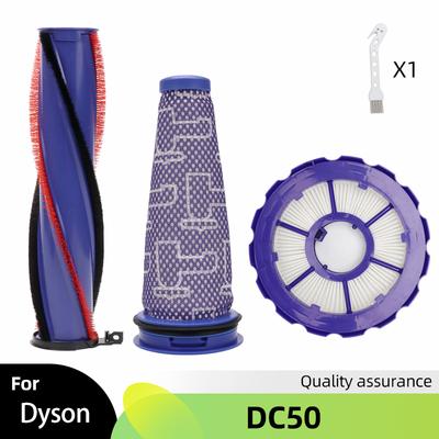 HEPA Filters Main Roller Brush For Dyson DC50 Vacuum Cleaner Replacement Accessories Washable Front Back Pre Post Motor Filter