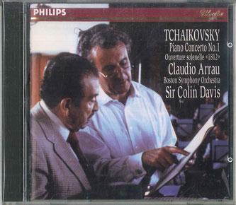 

CD CLAUDIO ARRAU COLIN DAVIS BOSTON Tchaikovsky Piano Concerto No1 In PHCP3629 PHILIPS Japan Classical Used