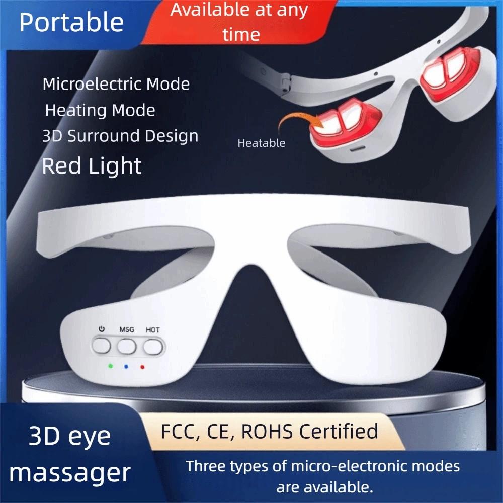 Red Light Eye Massager Microcurrent Eye Massage Instrument Eye Beauty Device  Eye Puffiness