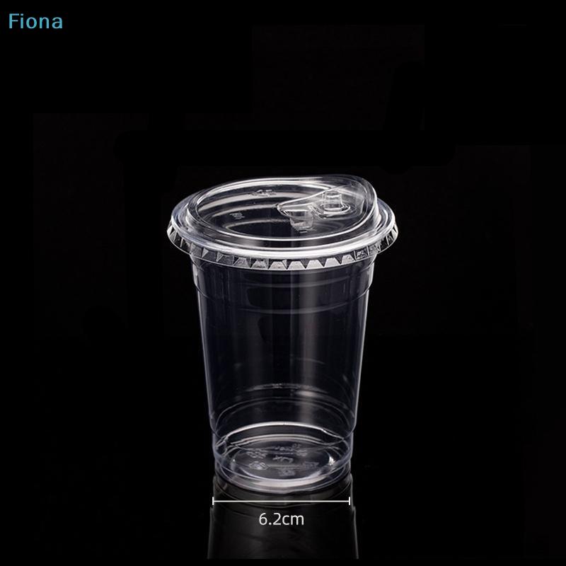 Copos de Plástico Transparente com Tampa Pacote com 10, Copos Descartáveis de 16 Oz Para Café Gelado Chá de Bolhas, Duráveis e à Prova de Vazamentos