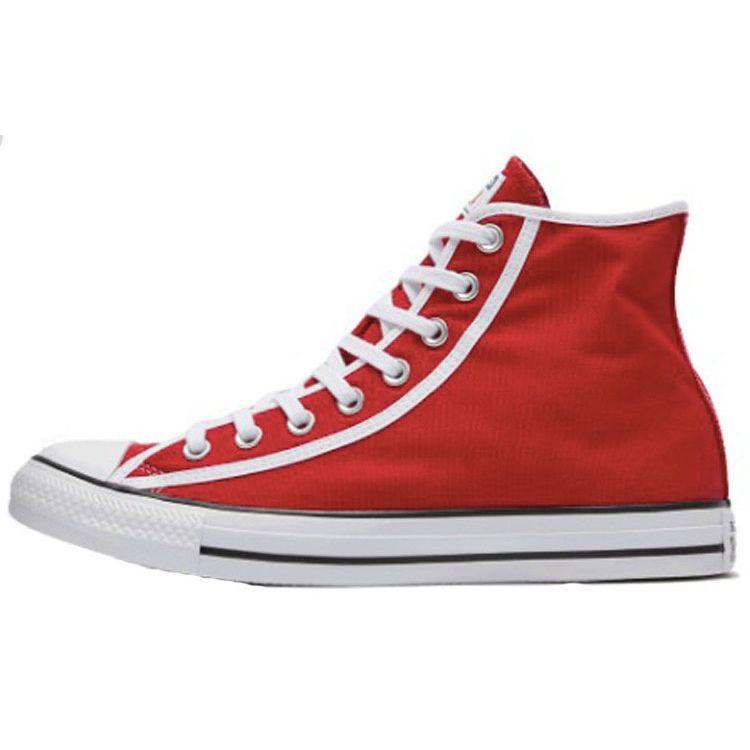 Converse Chuck Taylor All Star Casual High Top Canvas Shoes Unisex Sneakers Red White 163980C