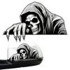 12.7cm Halloween Skeleton Guard Car Stickers Horror Skeleton Sticker Exterior Parts Motorcycle Stickers On Car Accessories