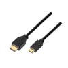 Aisens HDMI To Mini HDMI High Speed / HEC Cable - A Male-C/Male - 3.0m - 3D and Ethernet Compatibility - Black Color-A119-0115