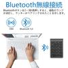 22-Key Bluetooth Wireless Numeric Keypad with Tab Key, Multi-Function Number Pad, Compatible with PCs, Laptops, and More