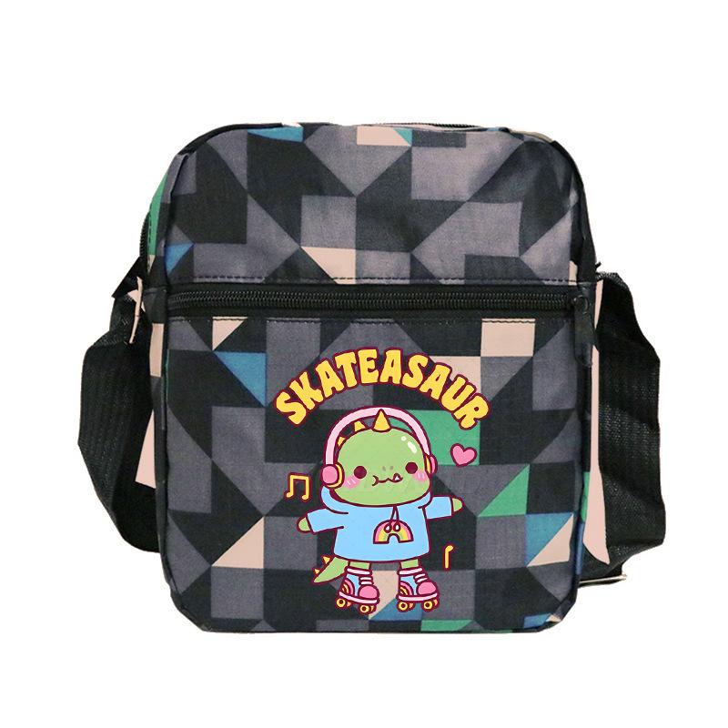 Cute printed shoulder bag casual multi-functional oblique span bag small bag student stationery bag