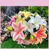 Simulated Flower Plants Lily Wedding Hotel Restaurant Decoration Photography Props