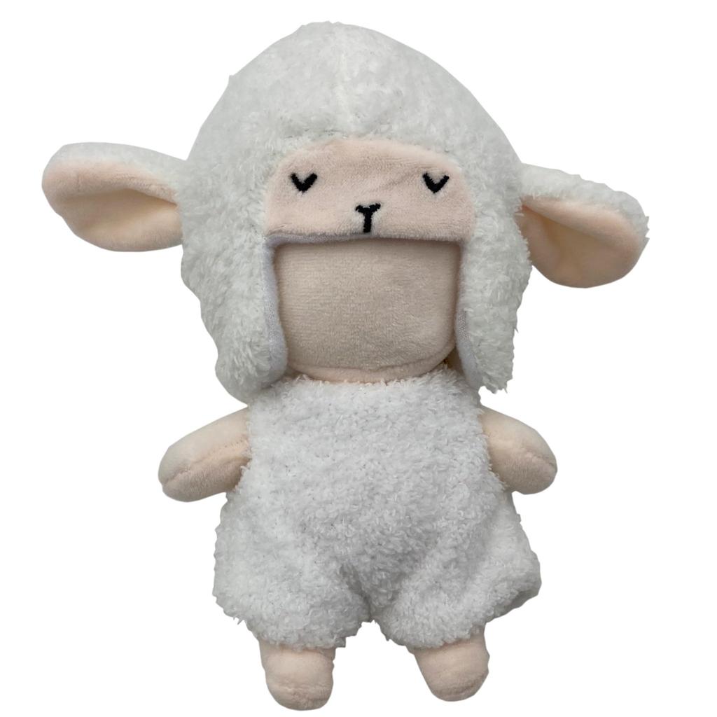 AXLUCE - Plush Clothes - 10cm - 15cm - Plush Toy - Clothes - Doll - Rabbit - Sheep - Goose (White Sheep)