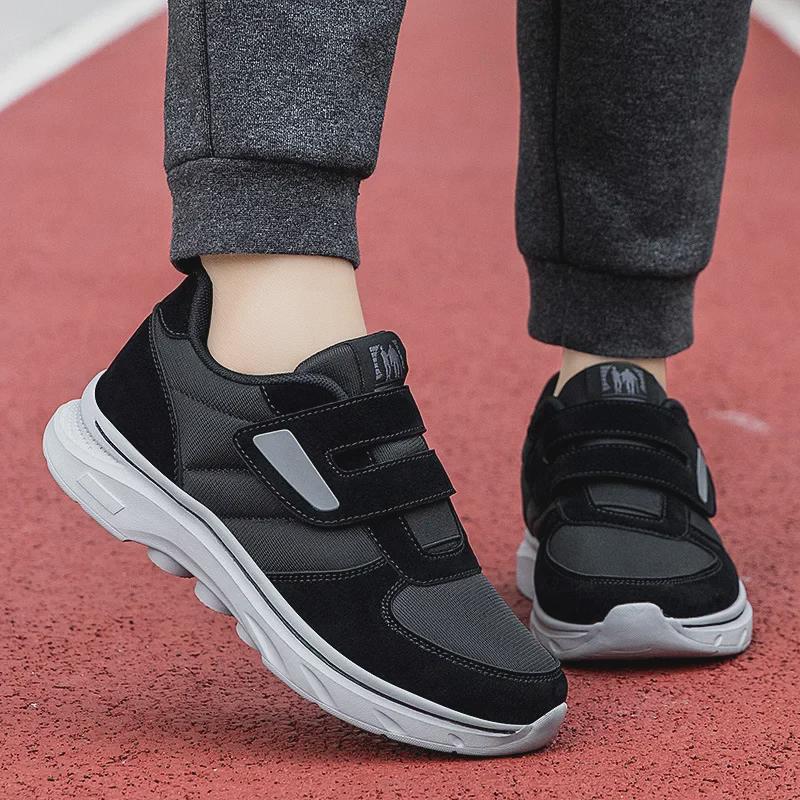 2024 Extra široké turistické boty na suchý zip pro všechna roční období - měkká podrážka, pohodlné pro seniory