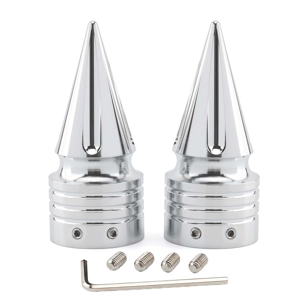 Motorcycle 29mm Front Axle Cover CNC Aluminum For Harley Touring Road King Sportster XL 883 1200 Dyna Low Rider Softail Fat Boy