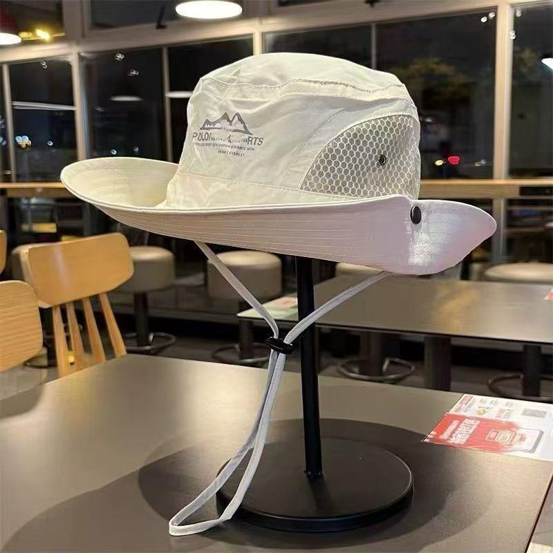 Sunscreen hat men's fishing hat summer bucket hat outdoor climbing sun hat face cover UV protection sun hat