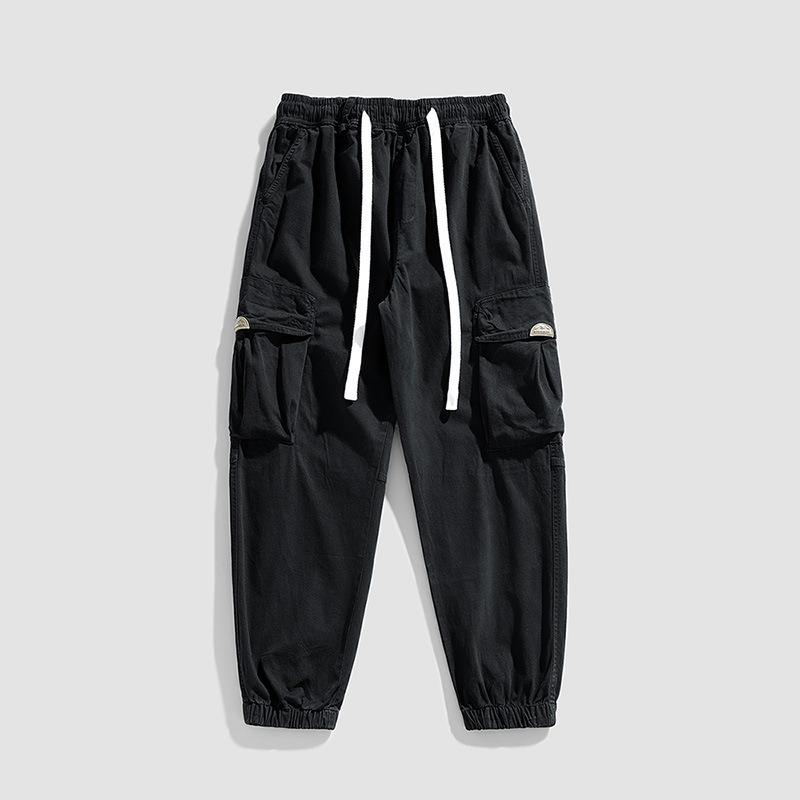 Overalls casual loose men's high-end pants leggings men's high-end high-street trousers sports outdoor men's clothing