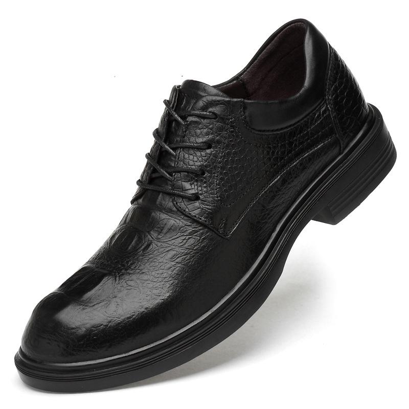 Men s Business Casual Leather Shoes, Soft Sole, Sizes 36-49 38