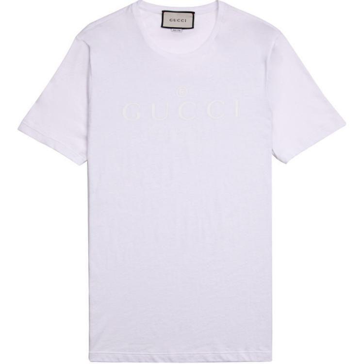 GUCCI T Shirts Men's White Crew Neck Moderate 441685-X3A80-9000