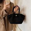 Vintage Faux Suede Women's Small Tote Bag Fashi Design Ladies Shoulder Crossbody Bags Retro Matte Female Purses and Handbags