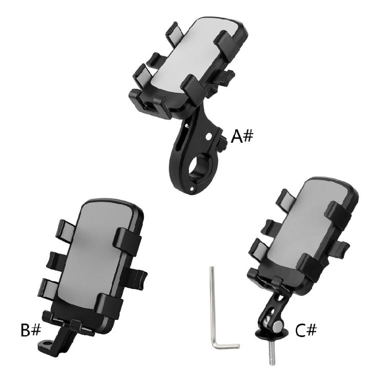 Motorcycle Phone Mount for Electric, Mountain Bikes, Scooter Bikes Phone Holder
