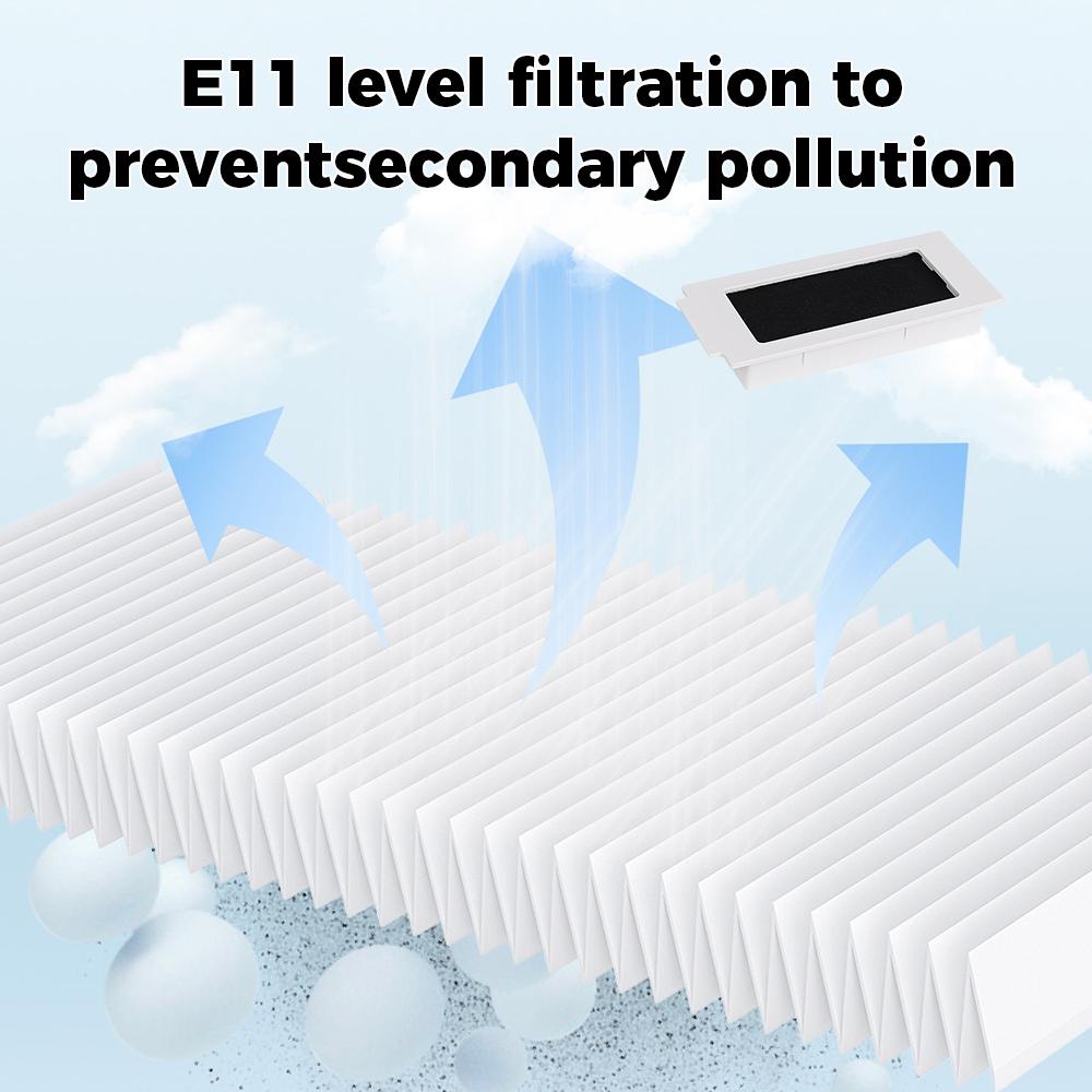 HEPA Filter For ECOVACS DEEBOT T30S Combo T30 Pro Omni T30 Omni T30S T30S AI T30S CARE T30S Pro T30C Pro for Yeedi M12 Pro+ Robot Vacuum Cleaner
