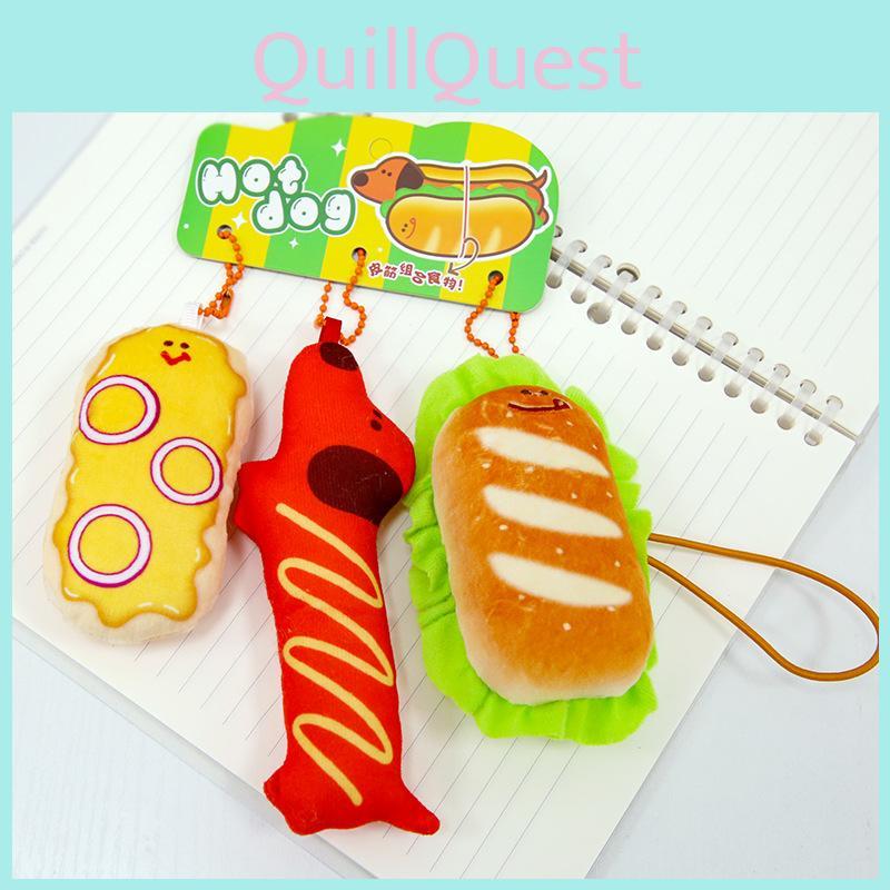 Simulated Dog Hot Plush Toy Cartoon Doll Keychain Backpack Pendant Holiday Gift