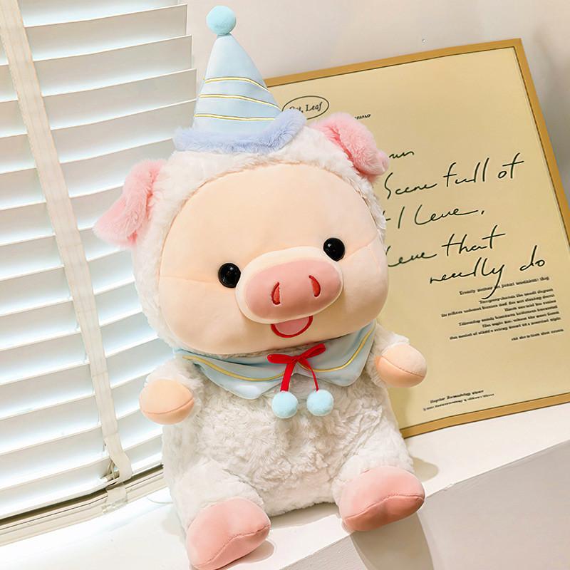 Plush Pig Toy Set With Soft Foam Filling For Kids Gift