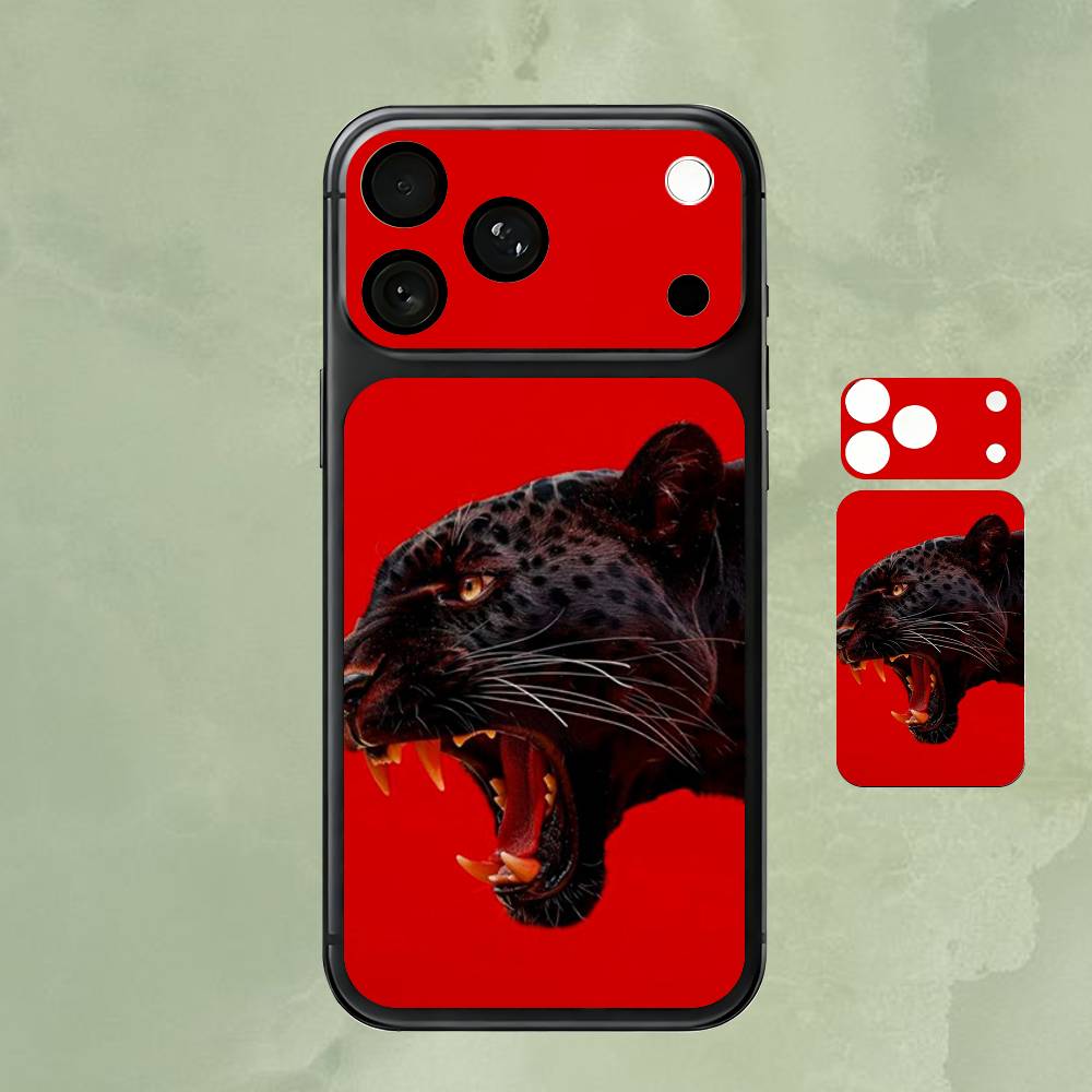 

Lion & leopard For Apple iPhone 17 Pro Max Full Back Cover Decal Wrap Skin Rear Protective Sticker Film iPhone17pro