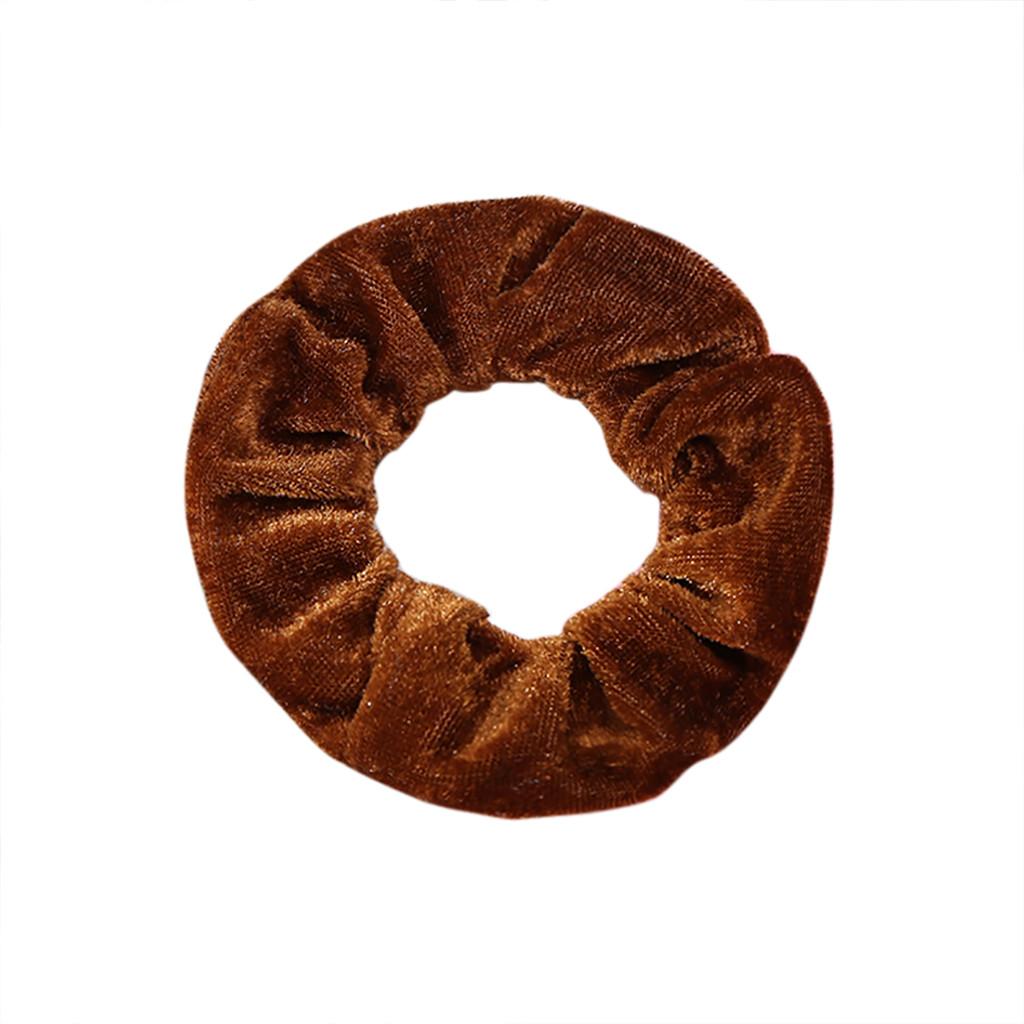 

1 шт. Оксамитові еластичні гумки для волосся для жінок або дівчаток One Size