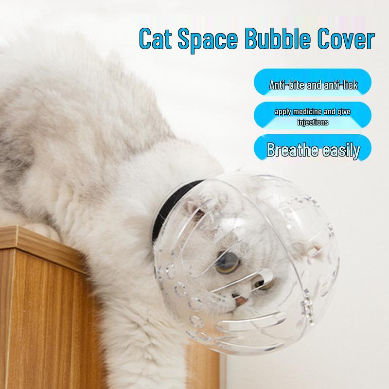 Cat & Small Dog Anti-Bite and Anti-Lick Head Cover