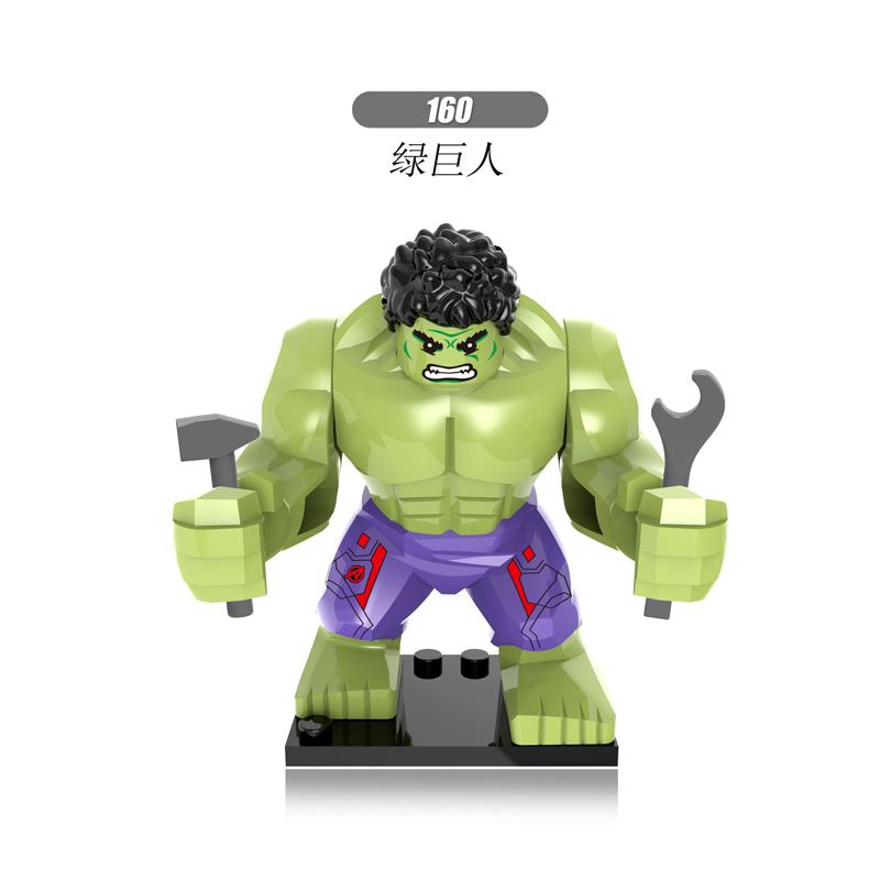 Superheld Echse Mini Anime Puppe Rächer Superheld Hulk Baustein Puppe Junge Spielzeug Kindergeburtstagsgeschenk