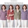 Stylish Hooded Windbreaker: Elegant Plus-Size Coat for Middle-Aged & Elderly Women, Perfect for Mother’s Day
