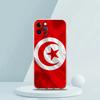 Tunisia Flag Phone Case for iPhone 16 15 14 13 12 Pro Max Transparent Soft for iPhone 11 Pro Max 7 8 Plus XS XR Shell Bags