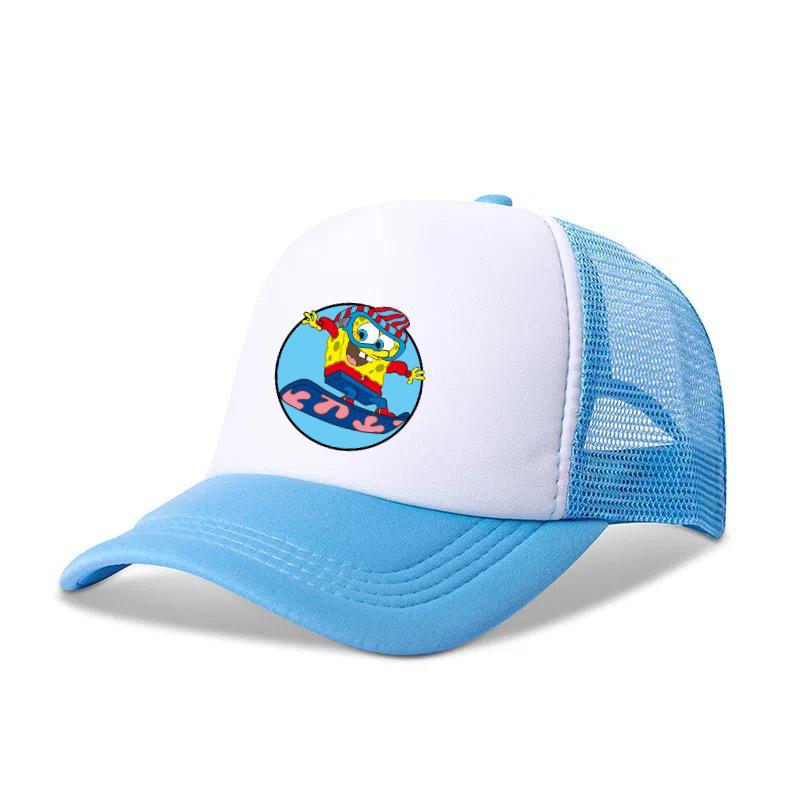 SpongeBob Print Breathable Mesh Baseball Cap