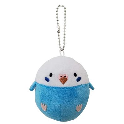 BESTEVER Soft Egg Ball Chain Plush Toy, Parakeet Blue, 46160