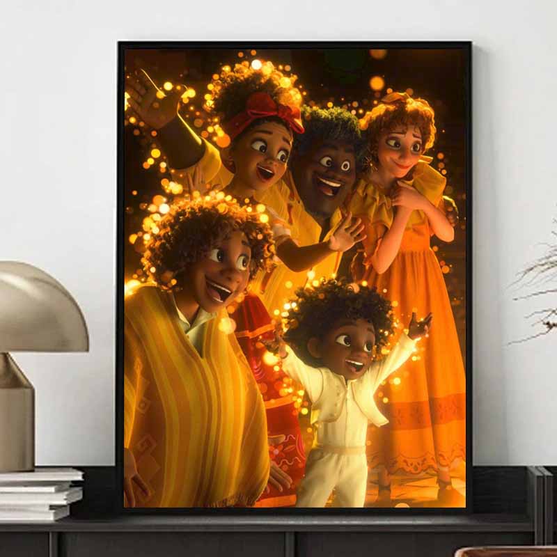 Disney Diamond Painting 5D Full House Family Portrait Cartoon Movie Cross Stitch Embroidery Handmade Gift Home Decoration
