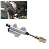 Motorcycle Rear Hydraulic Clutch Master Cylinder Brake Pump Silver  1PcUniversal