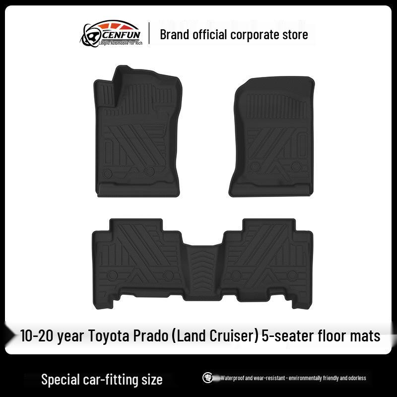 

Экологичные коврики TPE для 2020 Toyota Land Cruiser/Prado, включая коврик в багажник